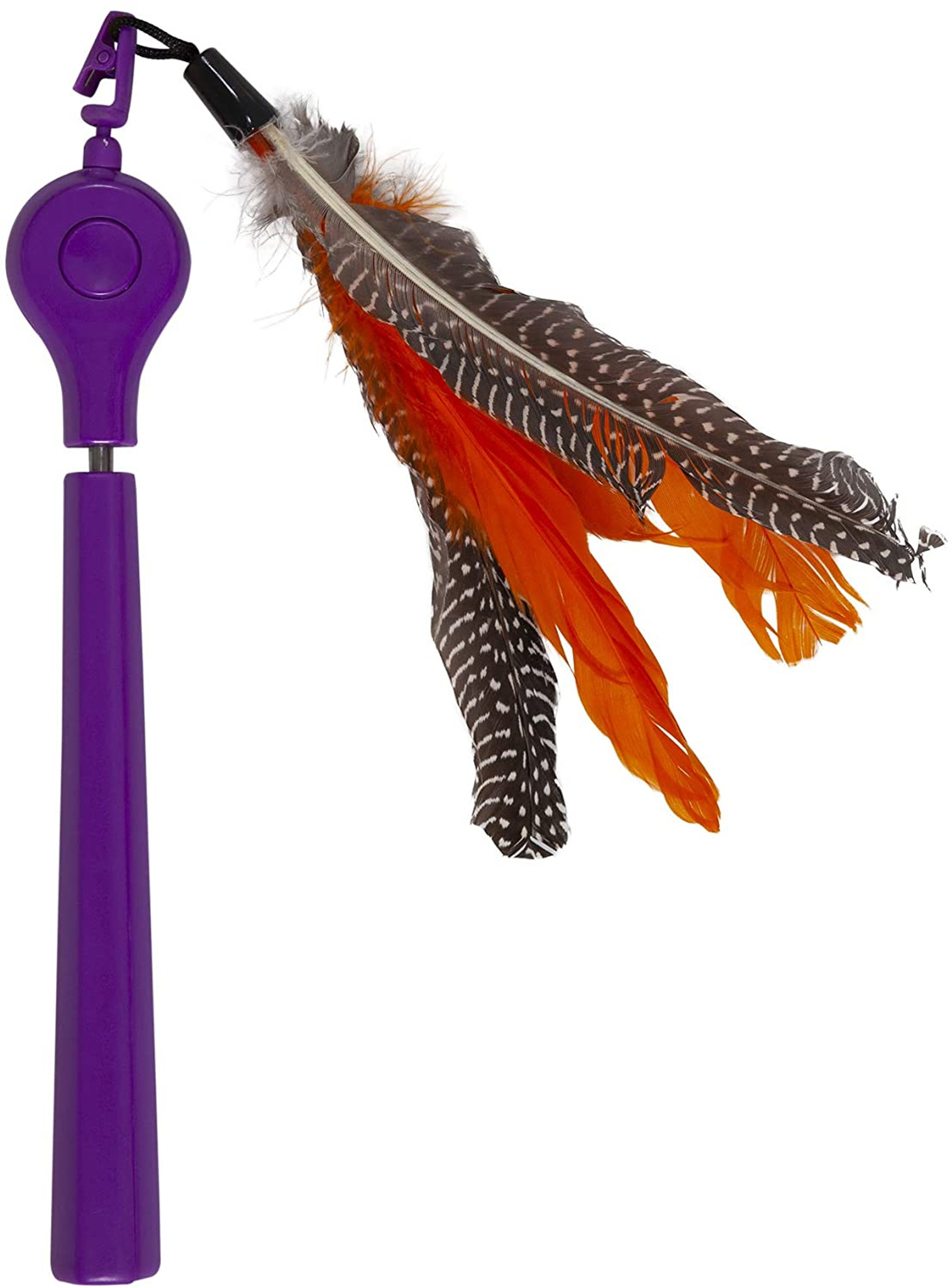 Petmate Toy Jackson Galaxy Mojo Maker Cat Air Wand Telescoping Feature Cat Toy 
