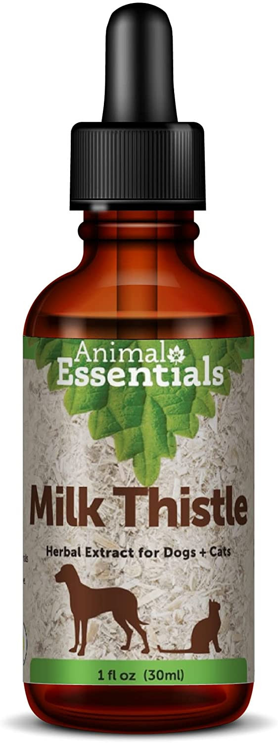 Animal Essentials Milk Thistle 1 oz Herbal Extract for Dogs and Cats