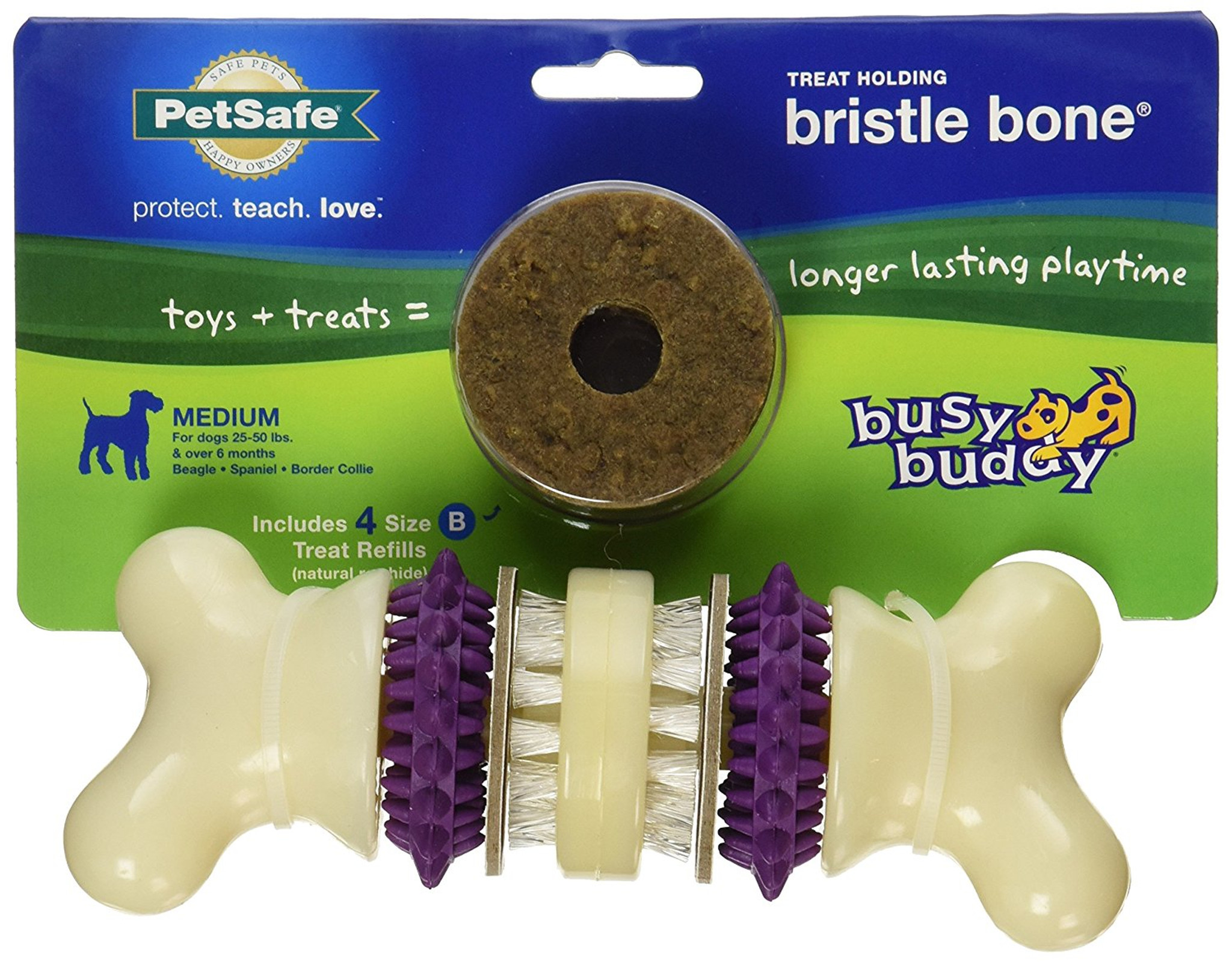 Busy Buddy Bristle Bone (Medium)