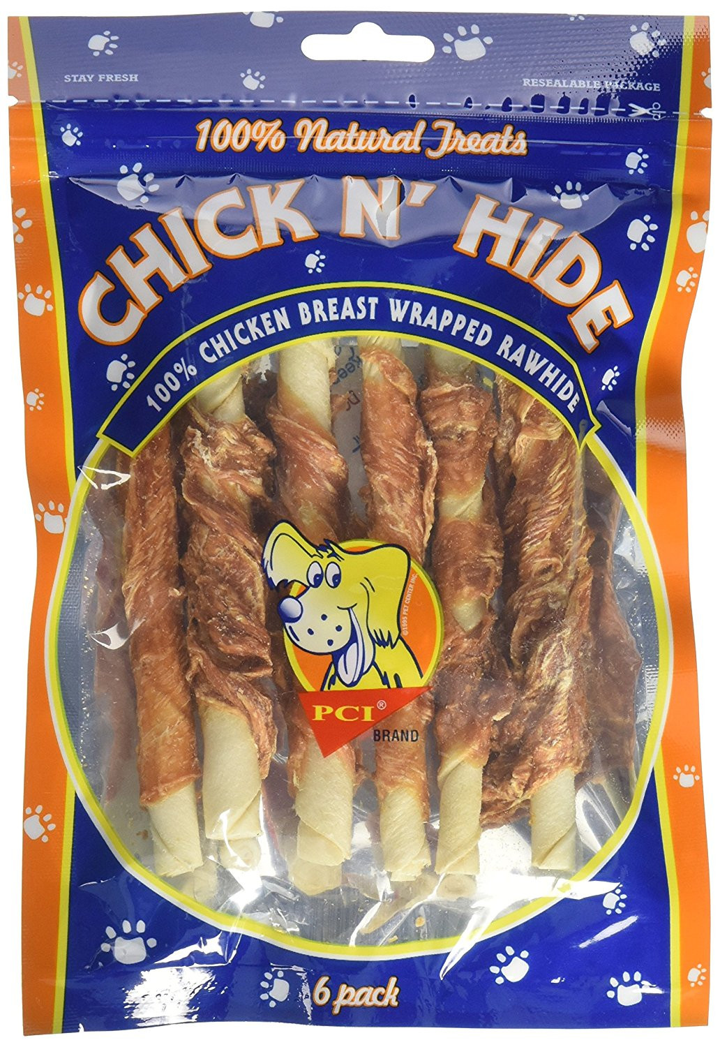 Pet Center Chicken Hide Dog Treats Smaller Breed Natural Protein