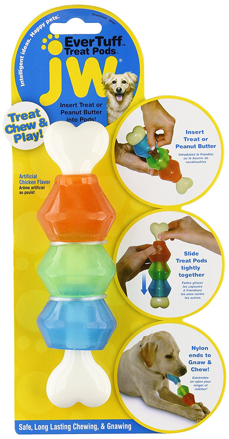 PetMate JW Pet EverTuff Treat Pods for Dogs Small