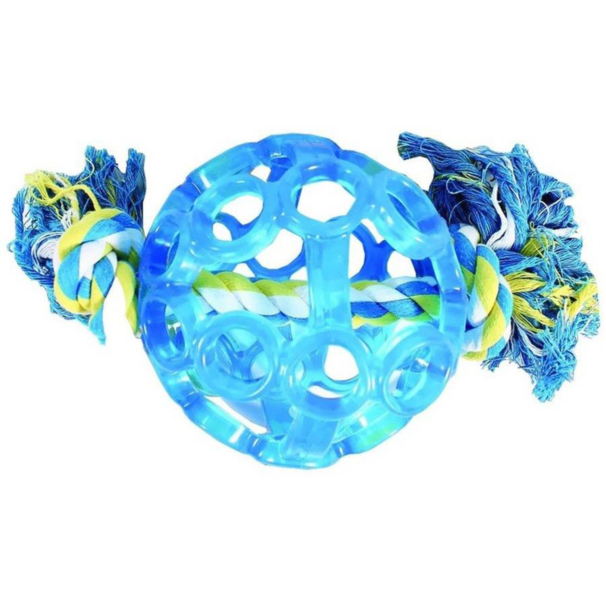 JW Pet Hol-ee Football Dog Chew Puzzle Toy, Mini, assorted colors.