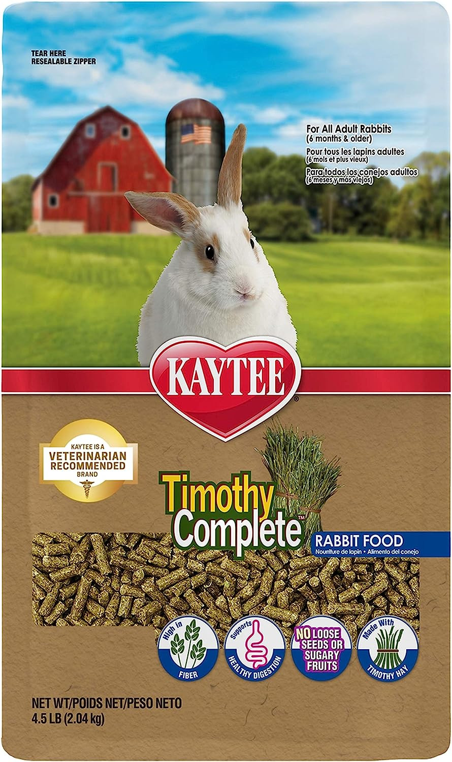 Kaytee Products Food Alfalfa Free Timothy Complete Rabbit Daily