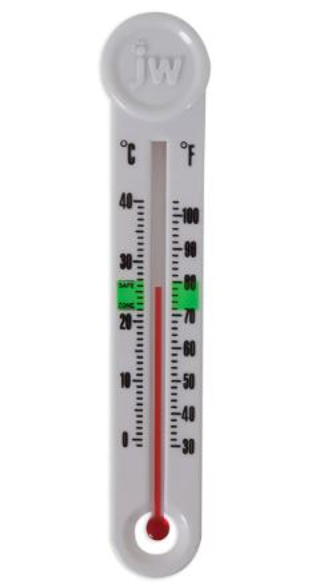 JW Pet Fusion Smart Temp Non-Standing Magnet Style Aquarium Thermometer