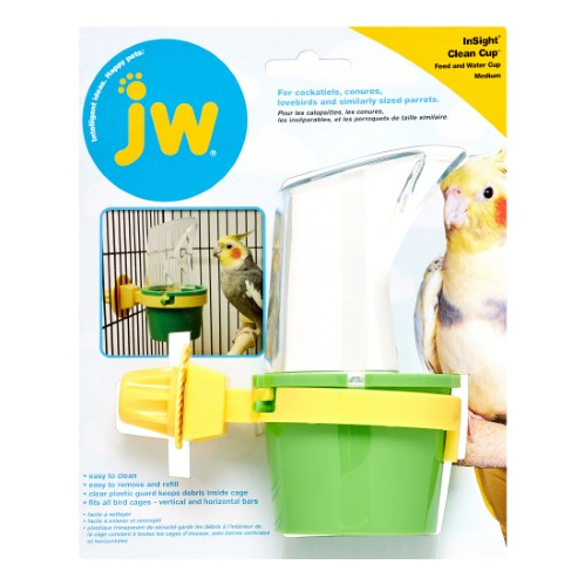 JW Pet Clean Cup Feed & Water Cup - Small