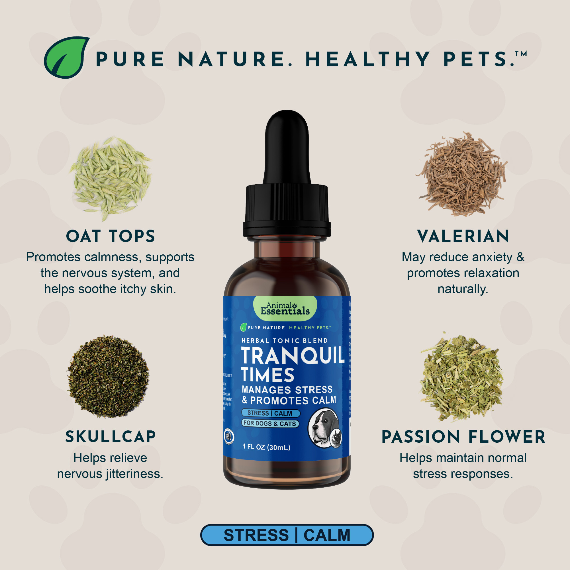 Animal Essentials Tranquility Blend Herbal Formula For Dogs And Cats 2