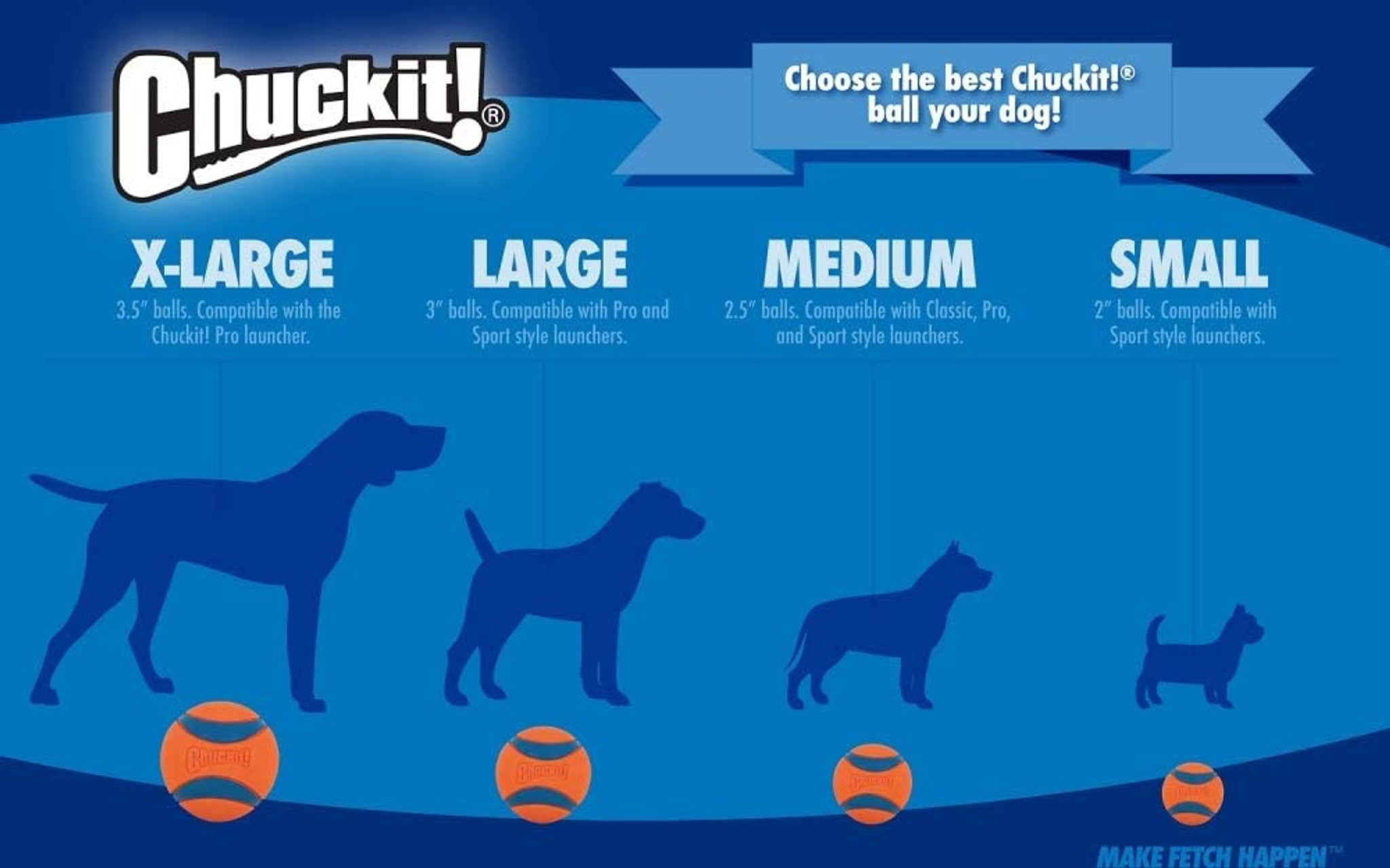 chuckit dog balls large