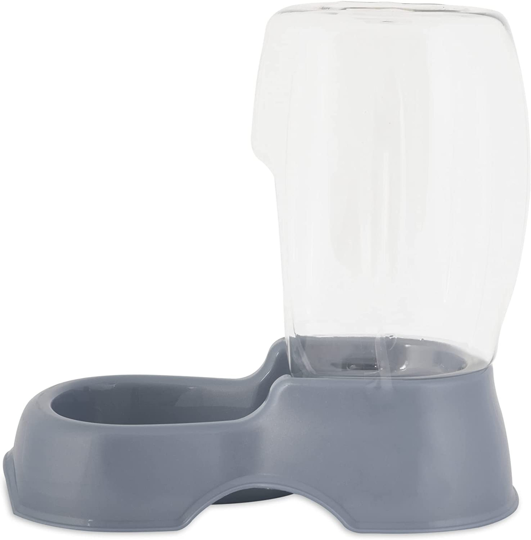 Petmate Pet Café Gray Gravity Waterer .75 Gallons For Cats Dogs Easy To  Clean