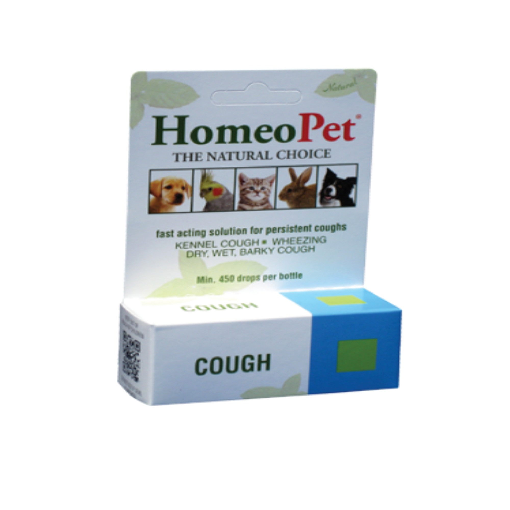 HomeoPet Cough 15 ml Homeopathic Remedy for Dogs Cats and Birds