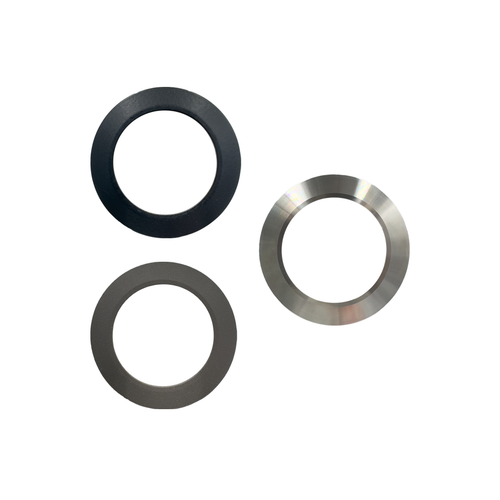 Flat Replacement RIngs for 2.5" Dot Light - Black