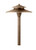 Encore Brass Perfect Post Two Tier Beaded Shade Pathway Light, 9"