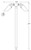 Encore Brass Area Light, Tee Mounted (2) BL-23