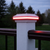 Tru-Scapes® 4.5" Color Changing LED Composite Deck & Fence Post Cap Light (Fits TREX Transcend Post) - Black