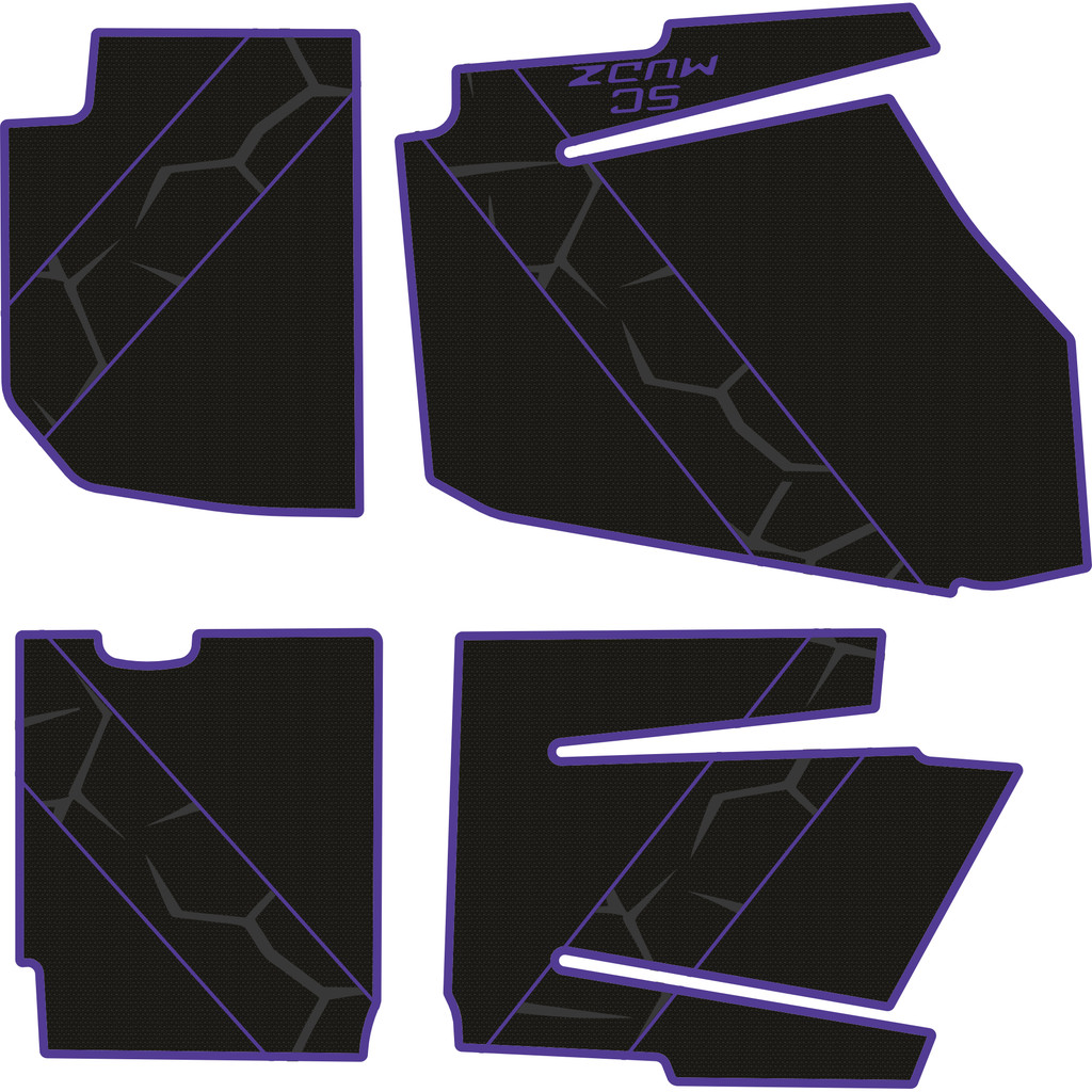 2024 Polaris RZR XP 1000 - 4 Seat Floor Mats - OEM