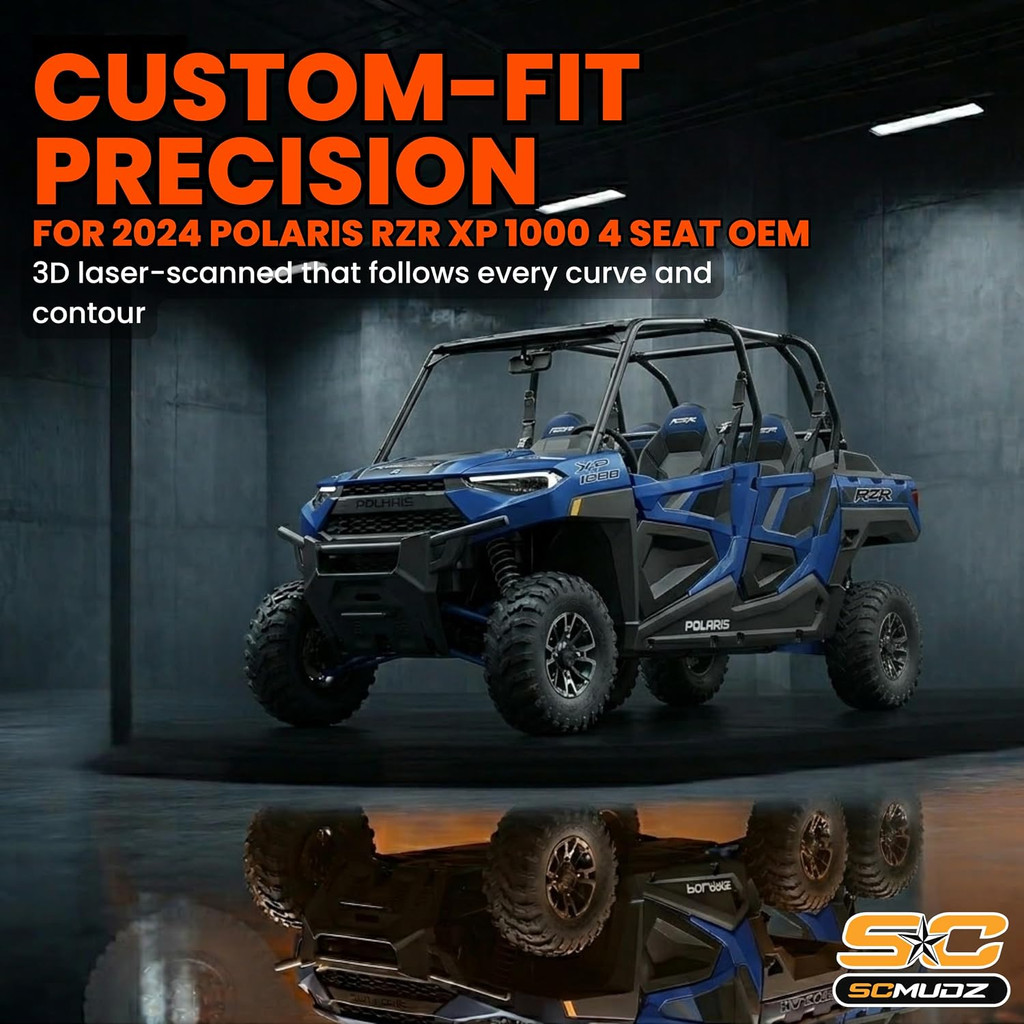 2024 Polaris RZR XP 1000 - 4 Seat Floor Mats - OEM