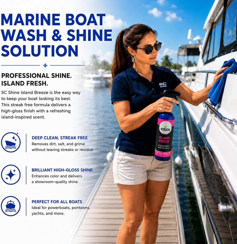 Island Breeze | Streak Free Mist & Shine Boat Cleaner