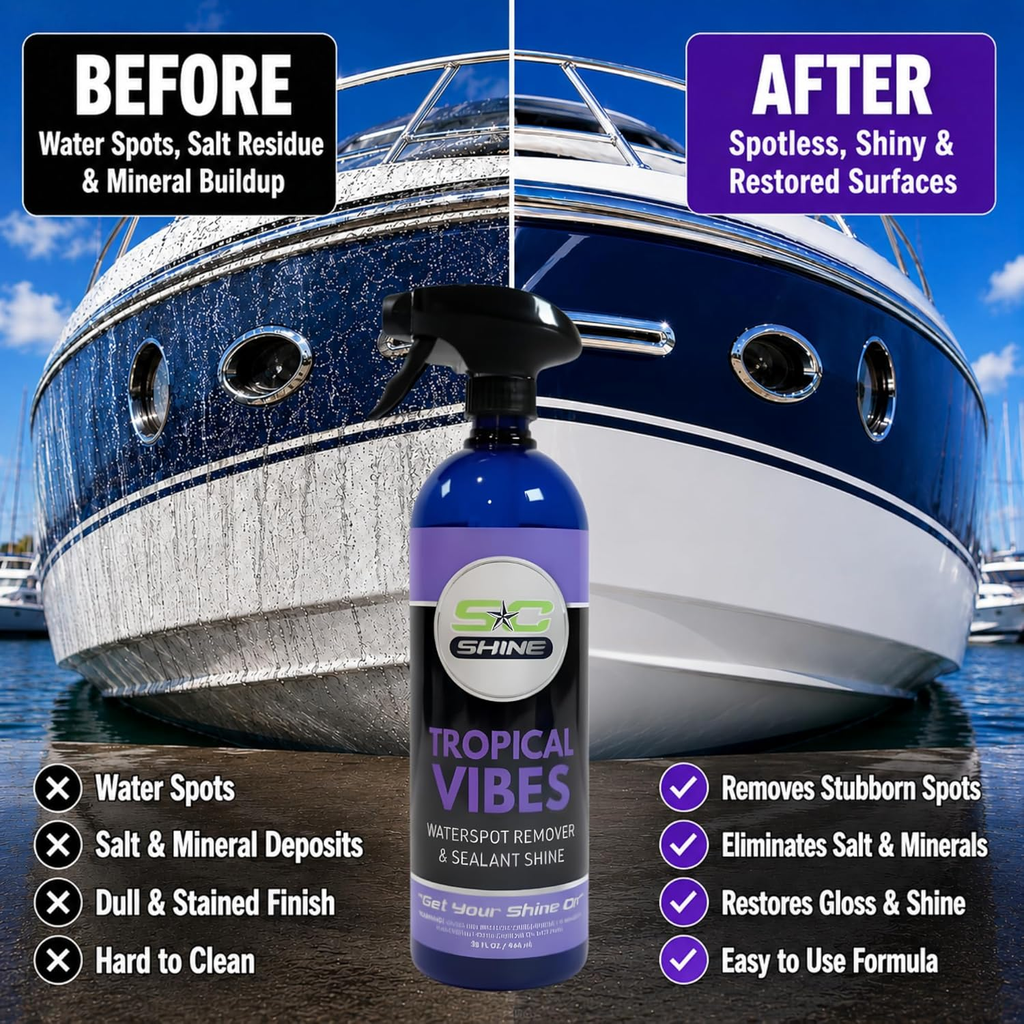 Tropical Vibes | Boat Water Spot Remover & Sealant Shine