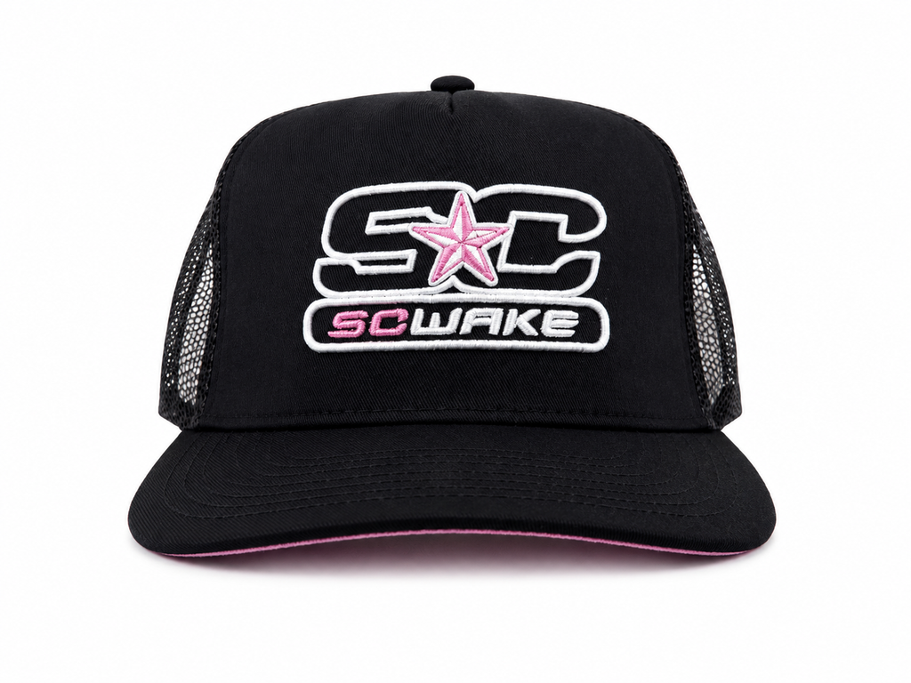 SC Wake Snapback Black & Pink Hat