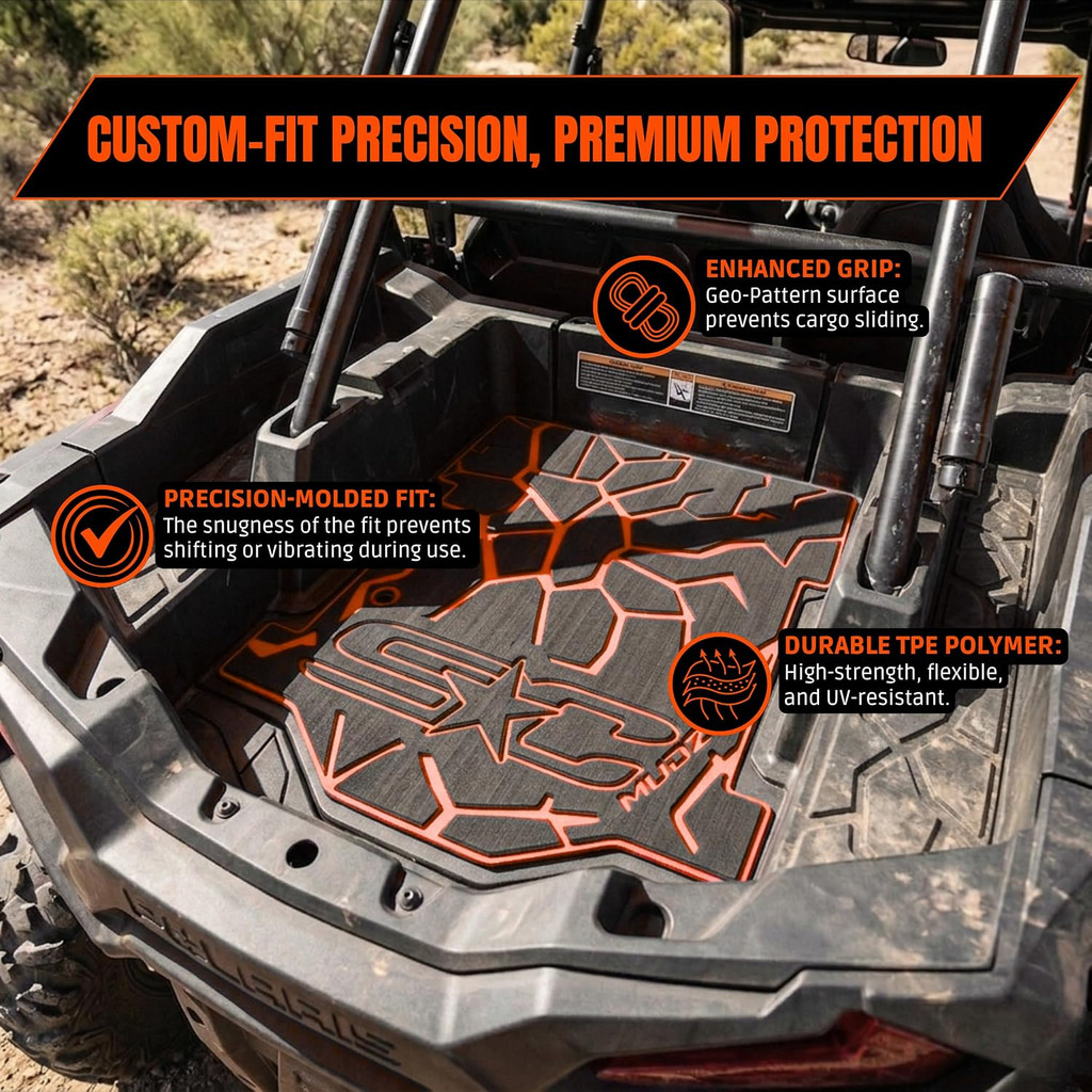 2011-2014 Polaris RZR 900 XP - 2 Seat Bed Mat - OEM