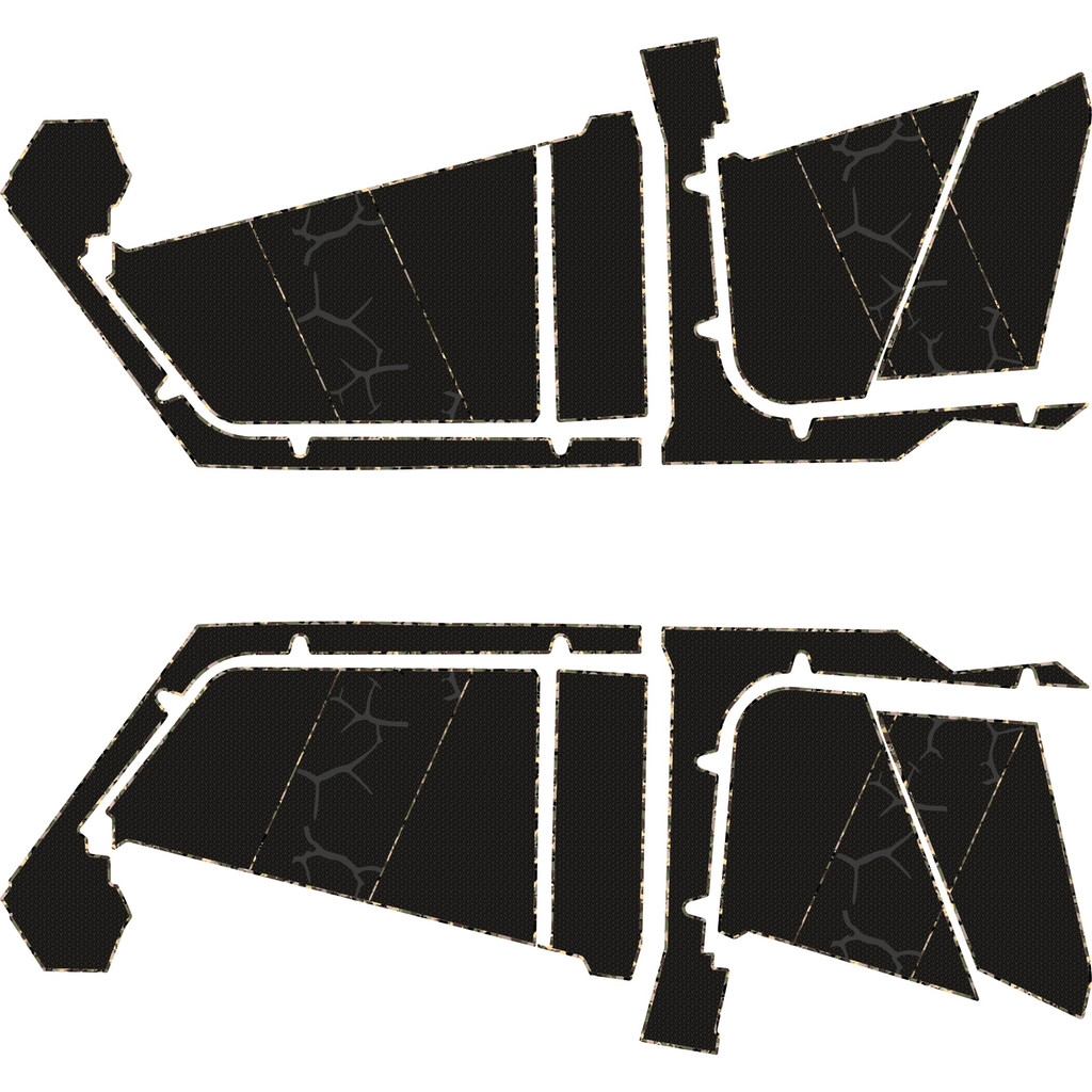 Polaris RZR Pro R- 4 Seat Door Liners - Moto Armor Partial Coverage