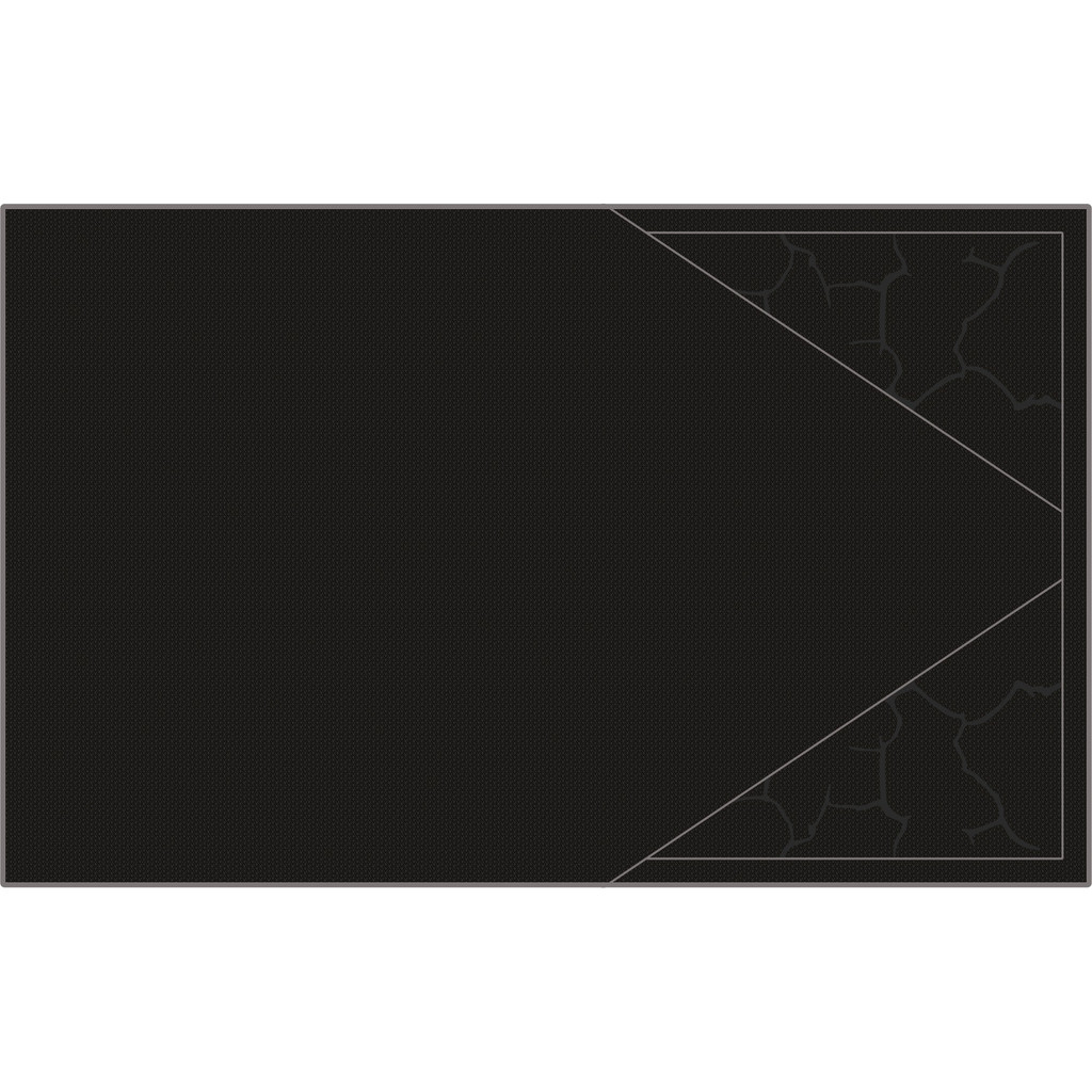 Polaris Pro R - 4 Seat Headliner - AZP - Black Over Storm Gray, 6mm Embossed
