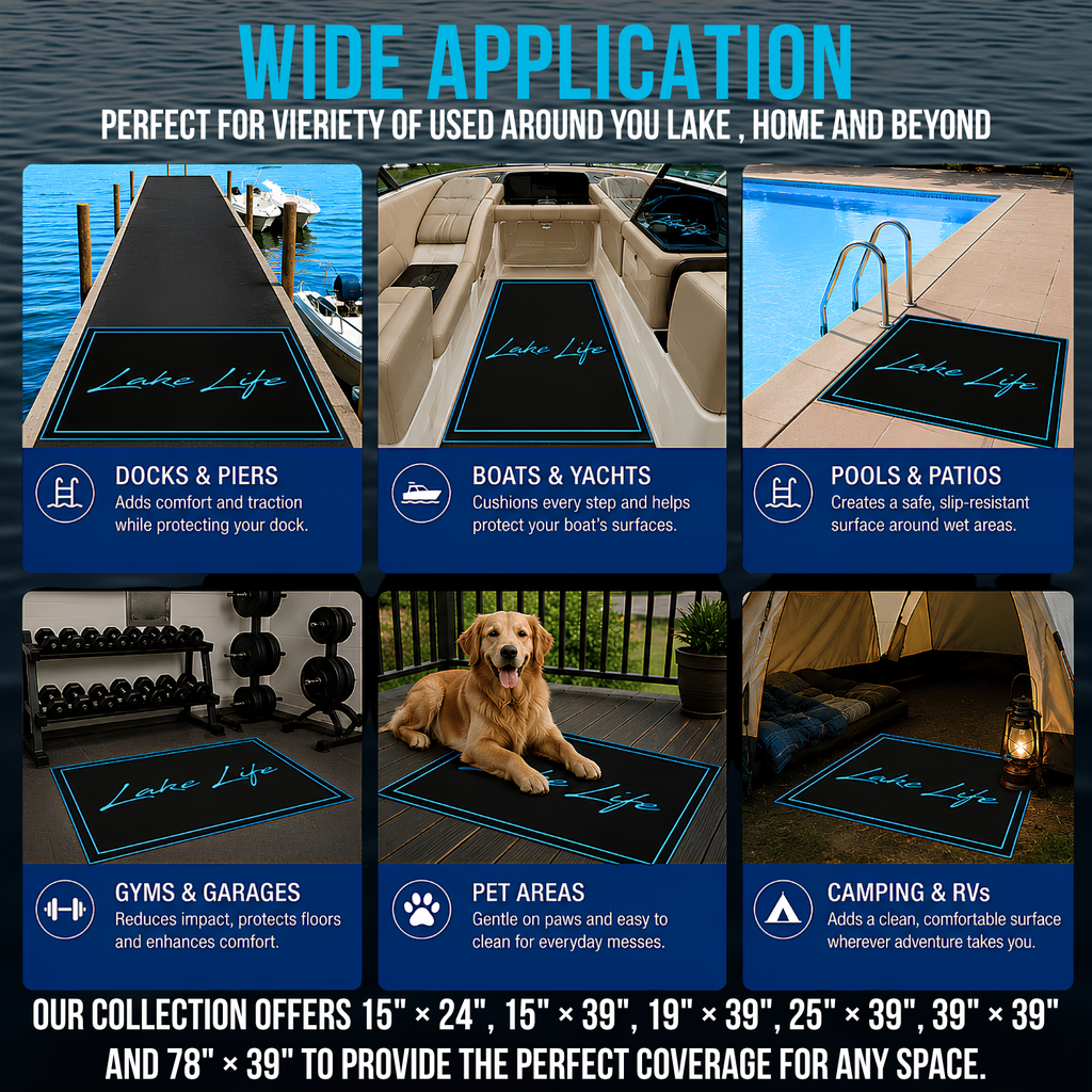 Lake Life Dock Mat