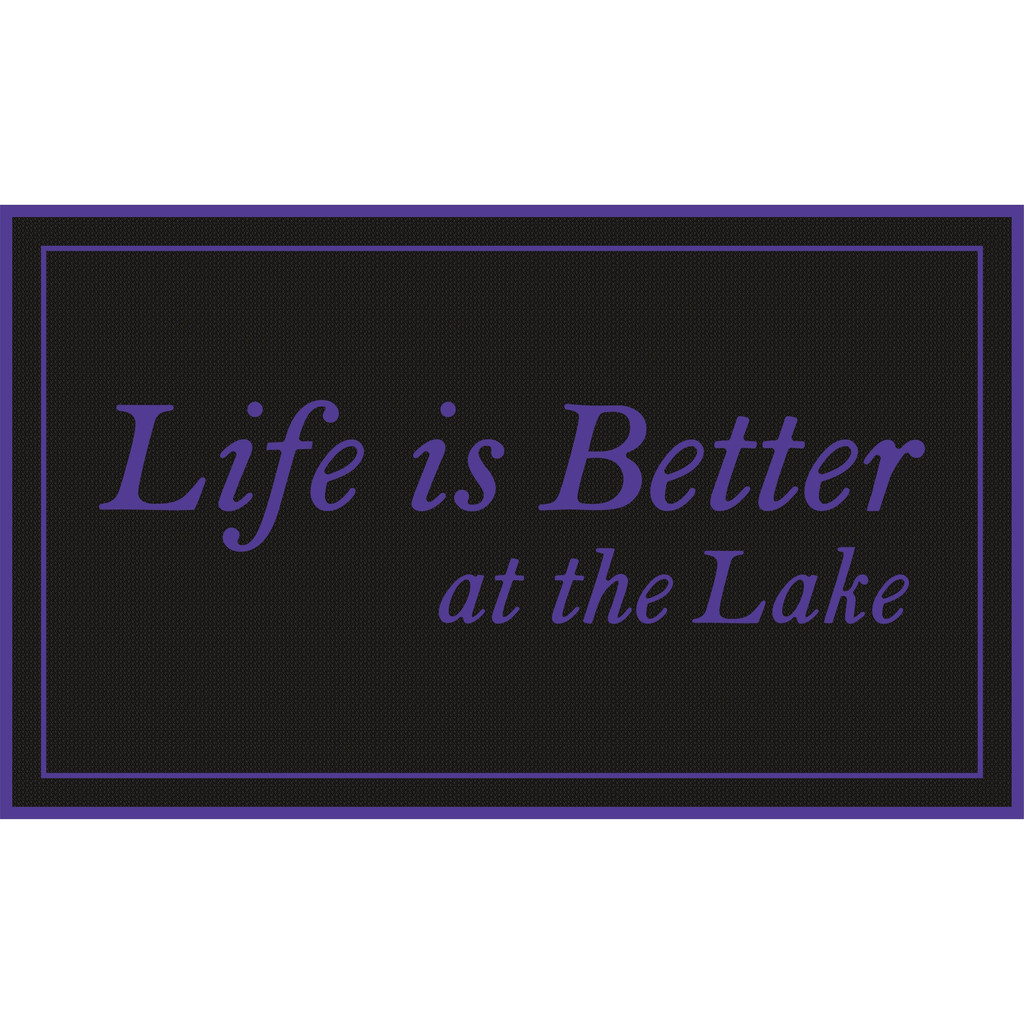 Life is Better at The Lake Dock Mat
