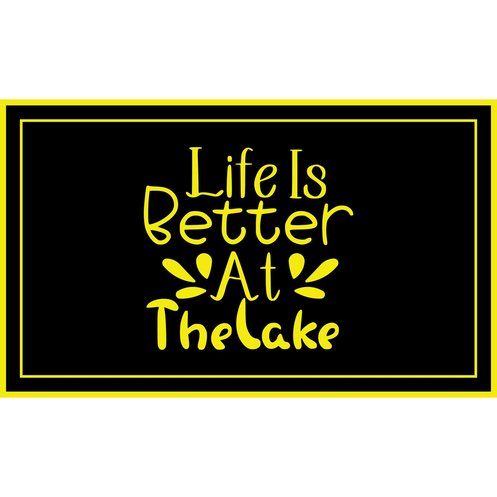 Life is Better at The Lake II Dock Mat