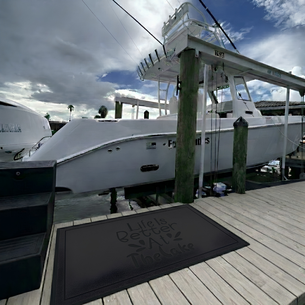 Life is Better at The Lake II Dock Mat