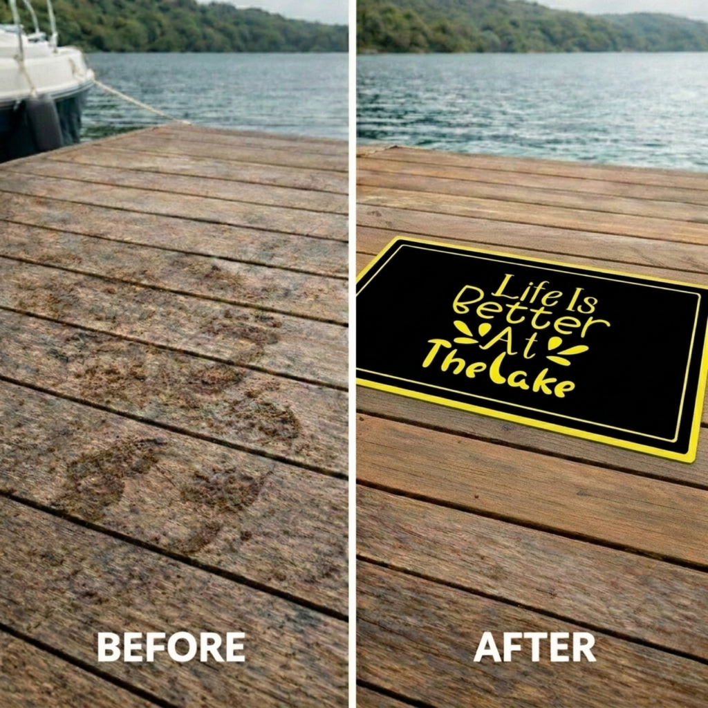 Life is Better at The Lake II Dock Mat