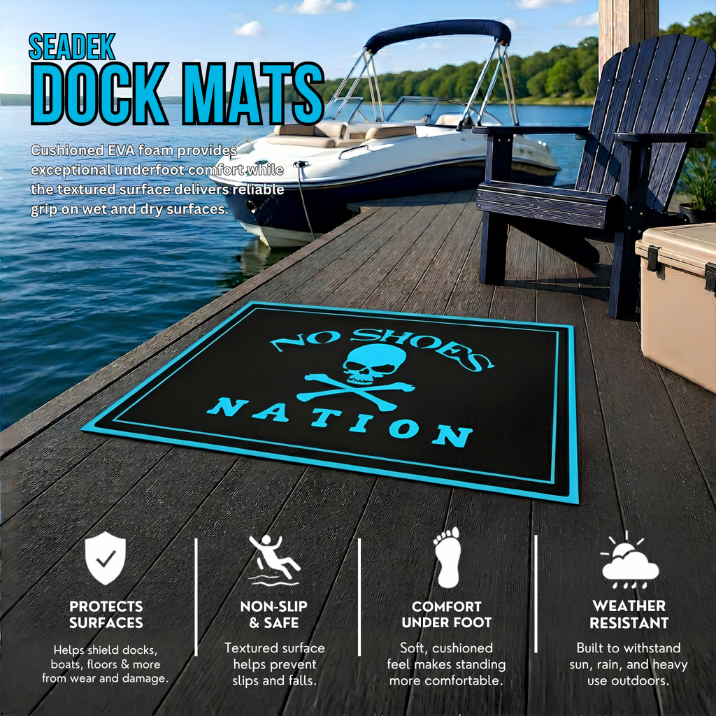 No Shoes Nation Dock Mat
