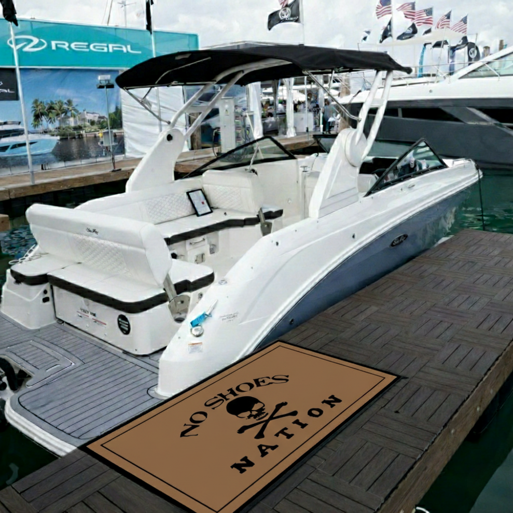 No Shoes Nation Dock Mat