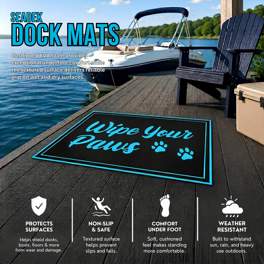 Wipe Your Paws Dock Mat