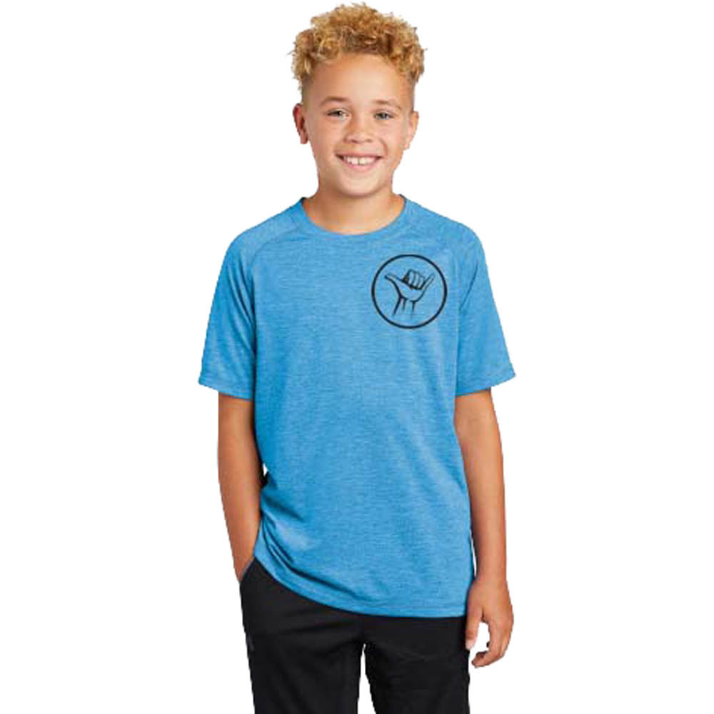 Shaka Sign Design Youth Triblend Tee