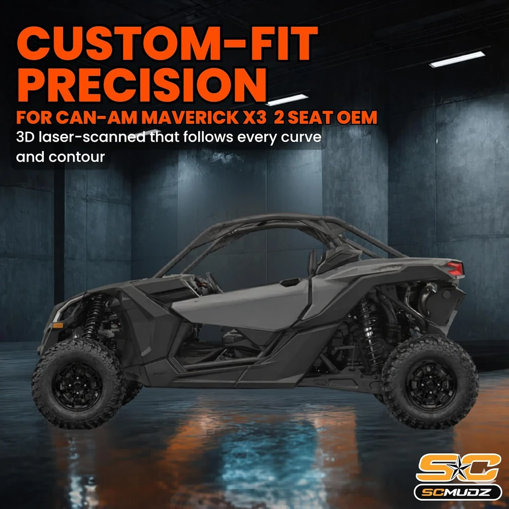 Can-Am Maverick X3 - 2 Seat Floor Mats - OEM