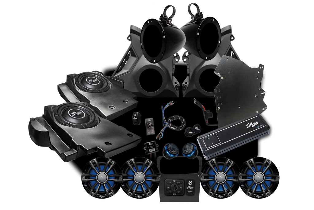 Can-Am® Maverick R Signature Series Stage 6 Stereo Kit | UTVS-R-S6-S