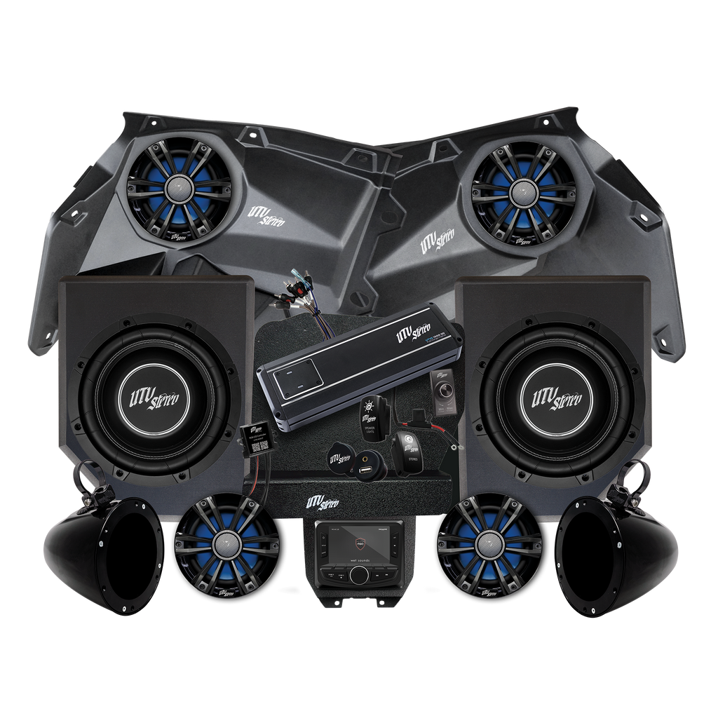 Can-Am® X3 Signature Series Stage 6 Stereo Kit | UTVS-X3-S6-S