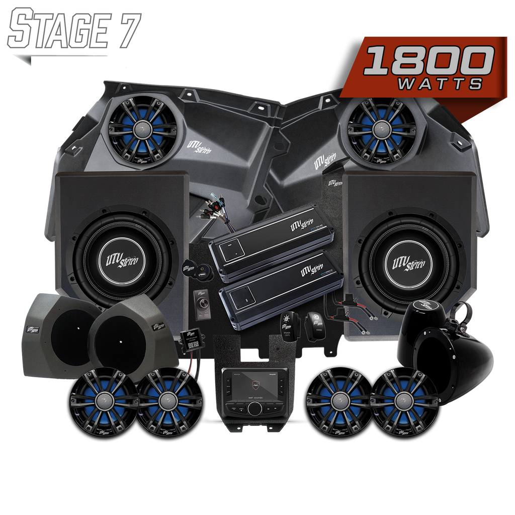 Can-Am® X3 Signature Series Stage 7 Stereo Kit | UTVS-X3-S7-S