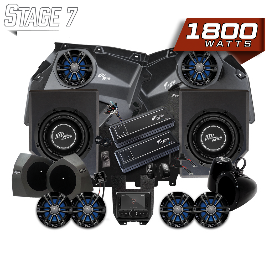 Can-Am® X3 Signature Series Stage 7 Stereo Kit | UTVS-X3-S7-S