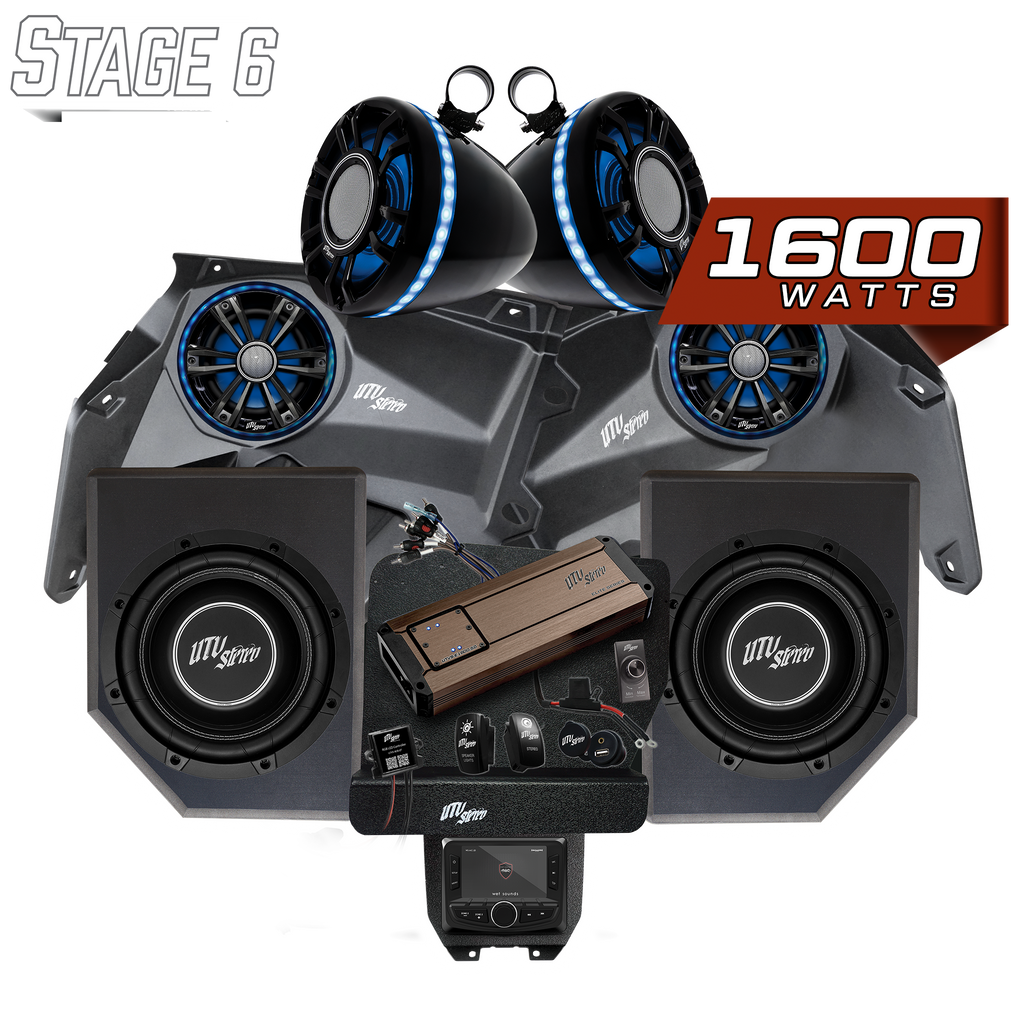 Can-Am® X3 Elite Series Stage 6 Stereo Kit | UTVS-X3-S6-E