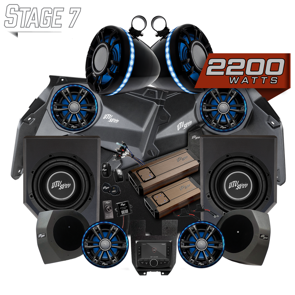 Can-Am® X3 Elite Series Stage 7 Stereo Kit | UTVS-X3-S7-E