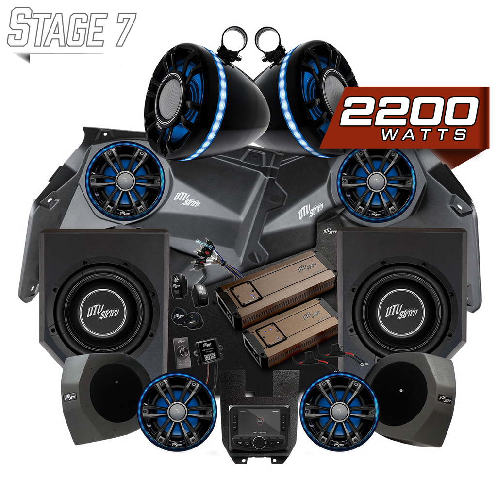 Can-Am® X3 Elite Series Stage 7 Stereo Kit | UTVS-X3-S7-E