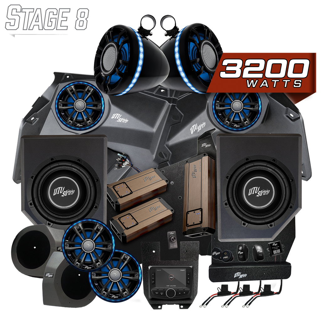 Can-Am® X3 Elite Series Stage 8 Stereo Kit | UTVS-X3-S8-E