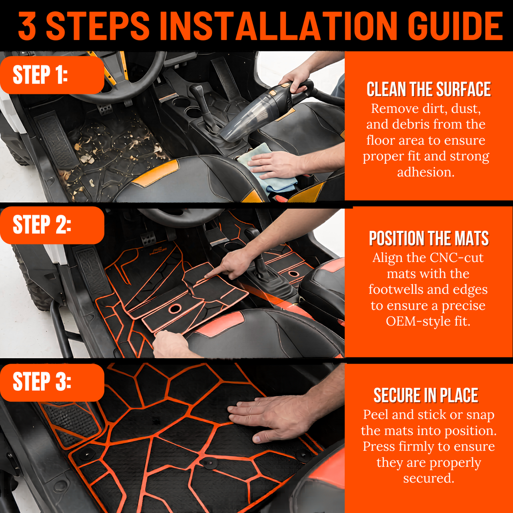 Speed UTV El Diablo - 2 Seat Floor Mats - OEM