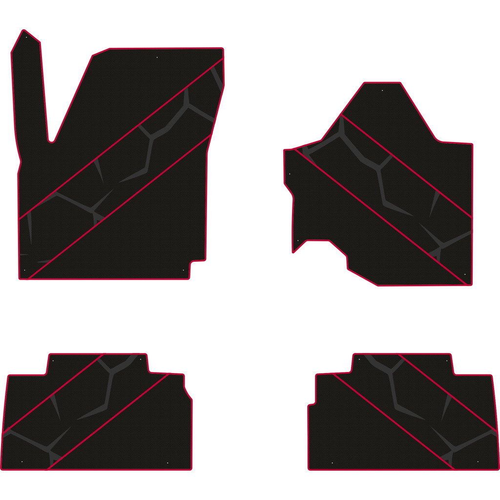 2024-2025 Can-Am Maverick R - 4 Seat Floor Mats - OEM