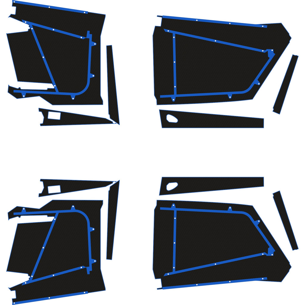 Polaris RZR Pro R - 4 Seat Door Liners - Moto Armor Full Coverage