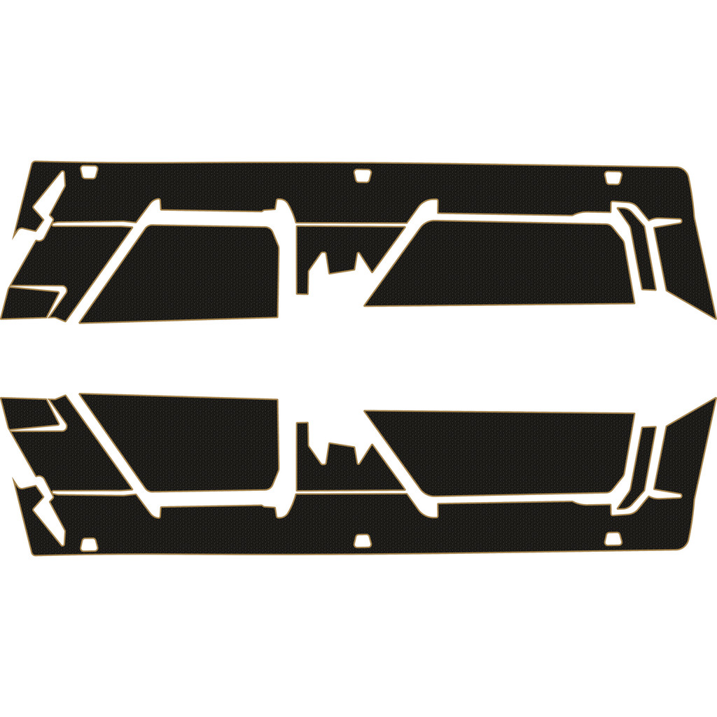 Polaris Xpedition - 4 Seat Exterior Lower Body Armor Kit - OEM