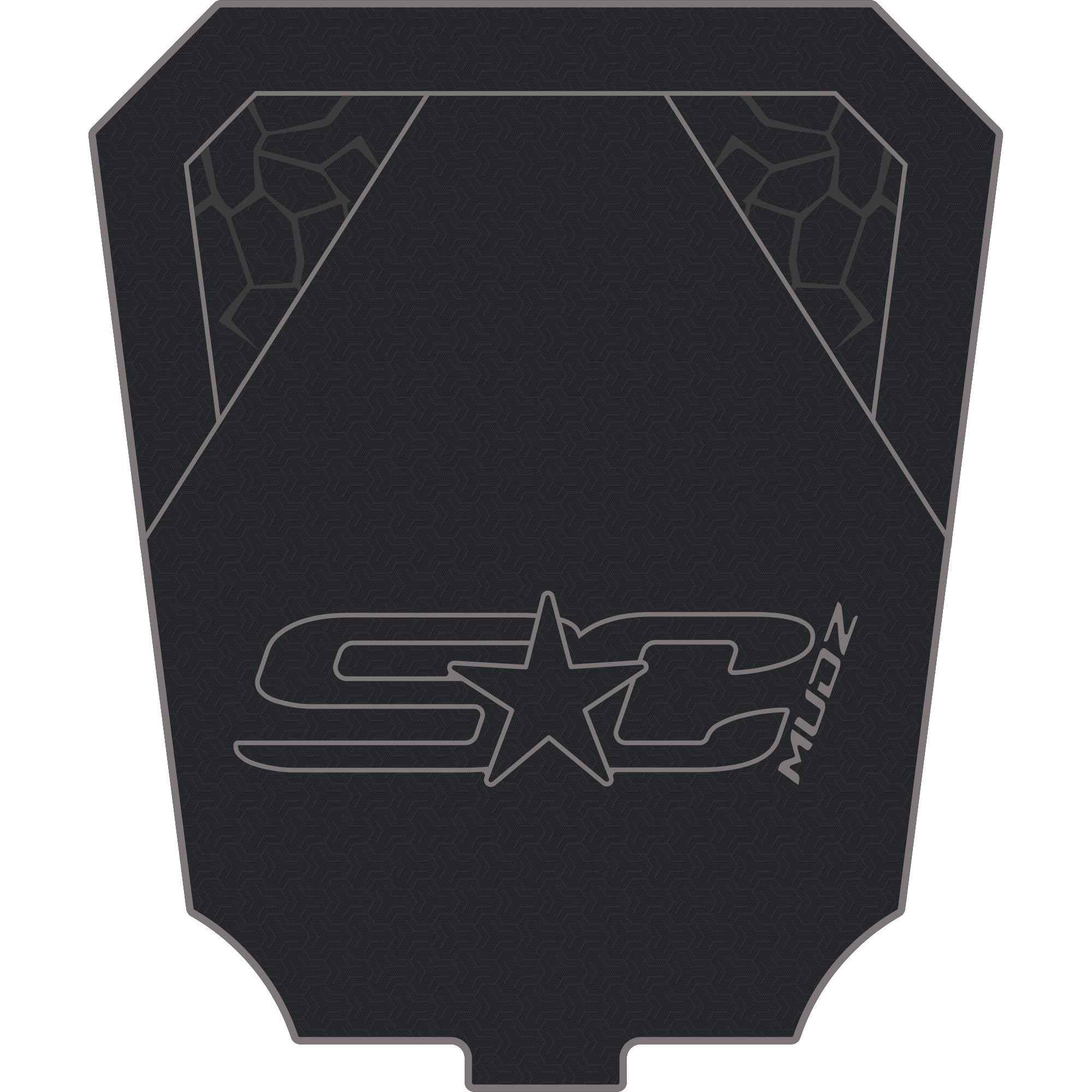 Polaris RZR Pro R - Bed Mat - OEM - Black Over Storm Gray, 8mm HD Tetrapod