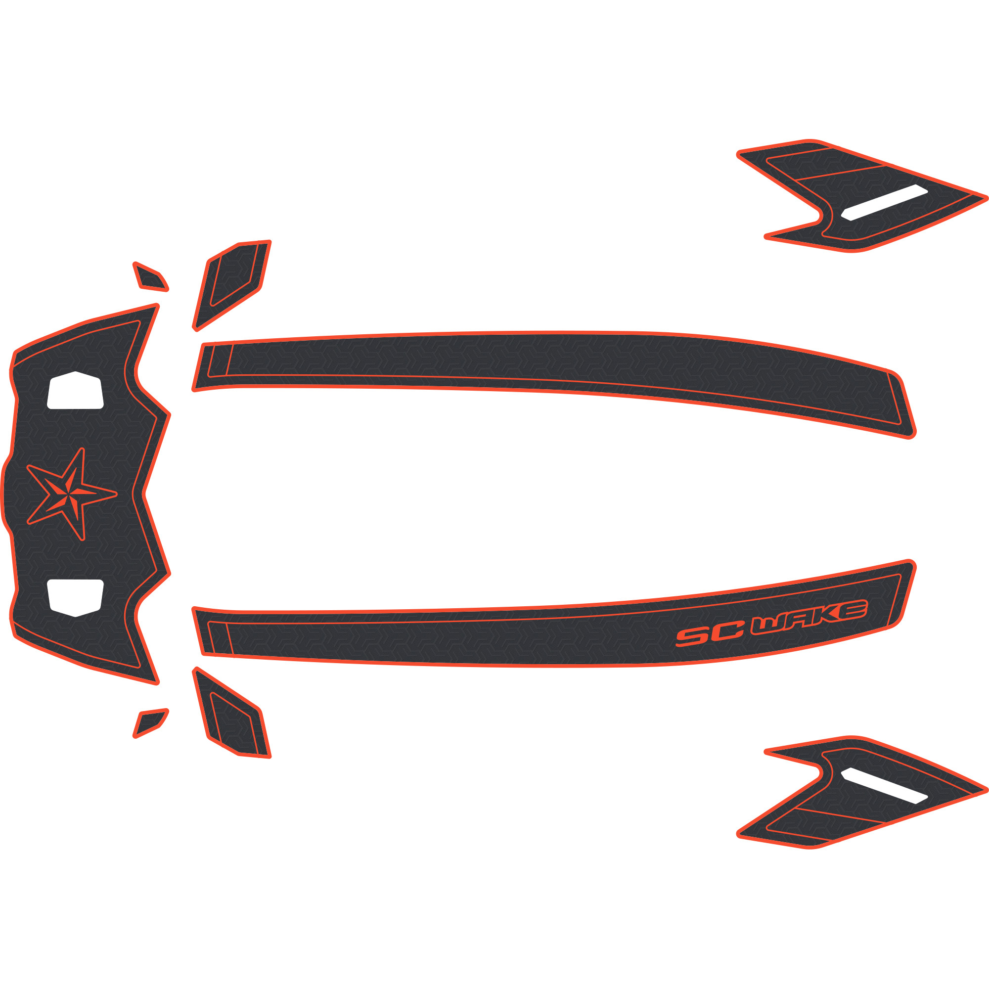 SeaDoo Spark Trixx 2 Up (2024 - Present) Traction Mats - SC Wake