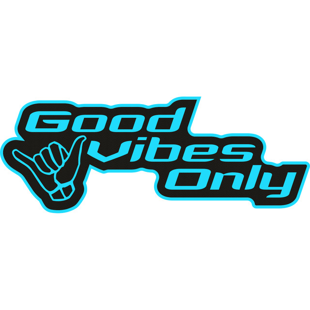 Good Vibes Only Decal